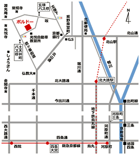 ボルドー　地図画像